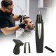 AFRA Nose trimmer set with curved blade, IPXO Rating, 1xAA battery operated, No damage skin & No impairment of hair function, Cleaning Brush & Based Stand, AF-0145NSBK, 1 Year Warranty