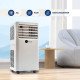 AFRA Portable Air Conditioner 12000 Btu, Remote Control, 24 Hrs. Timer, Digital Display, AF-120PACWH, 1 Year Warranty