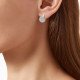 AFRA FROST SILVER STAINLESS STEEL EARRING