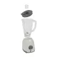 AFRA Blender 1.5l, 400W, Plastic Jar 2-Speed Control Stainless Steel Blades, White,And  AF-1550BLWT, 2-Year Warranty.