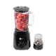 AFRA 2 in 1 Blender, 2-speed settings, Pulse Function, 1.5 Litre Capacity, 4 Cutting Blades, Blender & Grinder Jar, Easy-To-Clean,And  AF-600BLBK, 2 Years Warranty