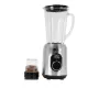 AFRA 2 in 1 Blender, 5 Speed Settings, 1.8 Litre Capacity, Glass Blender Jar & Grinder Jar, 6 Cutting Blades, 5 Speed Settings, G-Mark, ESMA, RoHS, And CB Certified, AF-610BLSL, 2 Years Warranty