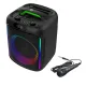 AFRA Bluetooth Speaker, 30 Watts, Black, Plastic Body, Ultra Bass, 7.4V/3000mah Rechargeable Battery, RGB Lighting, AF-0030BSBK, 2 Years Warranty.