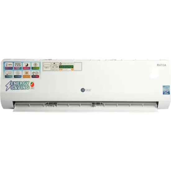 AFRA 2 Ton Wall Split Air Conditioner - Extreme Cooling, Hidden LED Display, Pure Copper Wire, Low Noise - Intelligent Defrost, Turbo Cooling, AF-2400ACWT, 5-Year Compressor Warranty