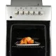 AFRA Free Standing Cooking Range, 50x50, Gas and Electric Burners, Stainless Steel, Compact, Adjustable Legs, Temperature Control, AF-5050CRHG, 2 years warranty.