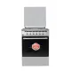 AFRA Free Standing Cooking Range, 60x60, Electric Burners, Stainless Steel, Compact, Adjustable Legs, Temperature Control, Mechanical Timer, AF-6060CRHP, 2 years warranty.