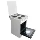 AFRA Free Standing Cooking Range, 60x60, Electric Burners, Stainless Steel, Compact, Adjustable Legs, Temperature Control, Mechanical Timer, AF-6060CRHP, 2 years warranty.