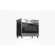 AFRA Free Standing Electrical Cooking Range, 90x60, Rotisserie, 110L, Closed Door Grilling, Stainless Steel, AF-90SPSS, 2 years warranty