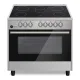 AFRA Free Standing Electrical Cooking Range, 90x60, Rotisserie, 110L, Closed Door Grilling, Stainless Steel, AF-90SPSS, 2 years warranty