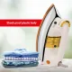 AFRA Automatic Dry Iron, 2kg, Non-Stick Soleplate, Gold Teflon Coating, Heat Distribution, Ergonomic Handle, Thermal Control, 6 Settings, Auto Cut-Off, AF-2000DIWH, 2-year warranty