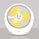 AFRA Portable Compact Fan, 3.7V, 6’’, 1800mAh, With Carrying Handle, Rechargeable, Adjustable, Wide Angle Coverage, Low Noise, Power Saving, Overcharge Protection, With 2 Year Warranty