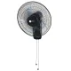 AFRA Wall Mount Fan, 16 Inch, 60w, 5.5m3/min Flow Rate, 90° Oscillation, RPM 1250 with 3 Speed Setting, Black, AF-1612WFBK, 2 Year Warranty