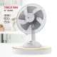 AFRA Electric Table Fan, 45W, White,And  AF-1645WT, 2 Years Warranty