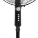 AFRA Electric Stand Fan, 60W, Adjustable Height, 5 Blades, Black,And  AF-1660BK, 2 Years Warranty