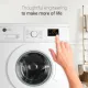 AFRA Washing Machine, Front Loading, 7KG Capacity, 1200 RPM, LED Display, 15 Programs, Auto Balance Power Efficiency,and  AF-7120WMWT, 2 years Warranty