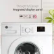 AFRA Washing Machine, Front Loading, 7KG Capacity, 1200 RPM, LED Display, 15 Programs, Auto Balance Power Efficiency,and  AF-7120WMWT, 2 years Warranty