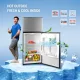 AFRA Refrigerator, Double Door, Vertical, 283L, No Frost, Reversible Doors, Adjustable Legs, Electronic Control, Child Lock, G-MARK, ESMA, ROHS, 2 years Warranty