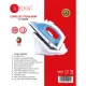 AFRA Cordless Steam Iron, 1600 W, Ceramic Coat Soleplate, Quick Reheat, Water Level Indicator, Overheat Protection, White/Blue,and  AF-1600IRBL, with 2 years Warranty