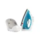 AFRA Cordless Steam Iron, 1600 W, Ceramic Coat Soleplate, Quick Reheat, Water Level Indicator, Overheat Protection, White/Blue,and  AF-1600IRBL, with 2 years Warranty