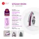 AFRA Steam Iron, 2200W, 430ml Capacity, White And Purple, Ceramic Coated Soleplate, Vertical Steam, AF-2200IRWP, 2 Years Warranty