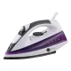 AFRA Steam Iron, 2200W, 430ml Capacity, White And Purple, Ceramic Coated Soleplate, Vertical Steam, AF-2200IRWP, 2 Years Warranty