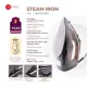 AFRA Steam Iron, 2600W, 350ml capacity, Black & Gold, Ceramic Coated Soleplate, Vertical Steam, , AF-2600IRBG, 2 Years Warranty.