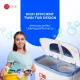 AFRA Twin Tub Washing Machine, 6kg Capacity, White and Blue, Double Layer Body, AF-6000WMBL, 2 Years Warranty