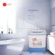 AFRA Twin Tub Washing Machine, 6kg Capacity, White and Blue, Double Layer Body, AF-6000WMBL, 2 Years Warranty