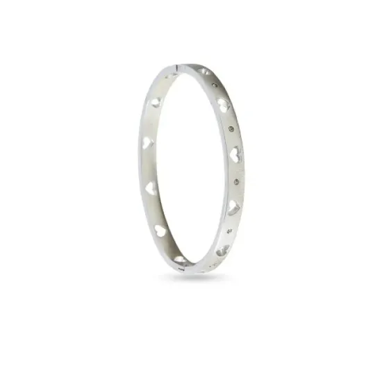 AFRA EUDORA SILVER STAINLESS STEEL BRACELET