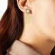 AFRA PEARLET GOLD STAINLESS STEEL EARRING