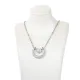 AFRA AYLIN SILVER STAINLESS STEEL SET -NECKLACE+EARRINGS