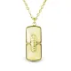 AFRA GLAZE GOLD STAINLESS STEEL NECKLACE