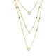 AFRA JEWEL GOLD STAINLESS STEEL NECKLACE