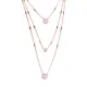 AFRA JEWEL ROSEGOLD STAINLESS STEEL NECKLACE