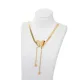 AFRA TITANIA GOLD STAINLESS STEEL NECKALCE