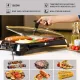 AFRA Electric Barbeque Grill, 1600W, Indoor and Outdoor, Thermostat Control, Overheat Protection, Portable, Smoke-Free,and  AF-1600BQBK, 2 years Warranty.