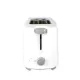 AFRA Electric Breakfast Toaster, 700W, 2 Slots, Removable Crumb Tray, Plastic Body, White Finish, AF-100240TOWH, 2 years warranty