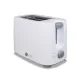 AFRA Electric Breakfast Toaster, 700W, 2 Slots, Removable Crumb Tray, Plastic Body, White Finish, AF-100240TOWH, 2 years warranty