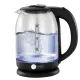 AFRA Electric Glass Kettle, 1500W, 1.8L, Strong Glass Body, 360° cordless electric jug, Overheat protection with Automatic cut-off, LED Indicator,  AF-1820KTGL, with 2 years warranty,