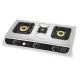 AFRA Three Burner Gas Stove, Auto Ignition, Full safety, Stainless Steel, Double Injection, G-MARK, ESMA, ROHS, and CB Certified, AF-0003GSSS, 2 years warranty