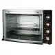 AFRA Electric Oven Toaster, 55L, 1900w Convection Rotisserie & Oven Lamp, 4 Knobs Tray, Rack, Handle, 7-Functions control, Adjustable Thermostat 70 to 250C, AF-5519OTBK, 2-Year Warranty