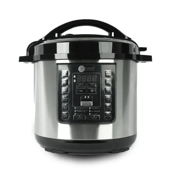 AFRA Electric Pressure Cooker, 12 in 1, Multifunction, 10L Capacity, 1300W, Silver, Stainless Steel,    And  AF-1035PCSS, With 2 Years Warranty