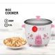 AFRA Rice Cooker, 300W, Non-Stick Coating, 0.6L Capacity, Keep-Warm Function, With Measuring Cup And Spoon,And  AF-0630RCWT, 2 Years Warranty.