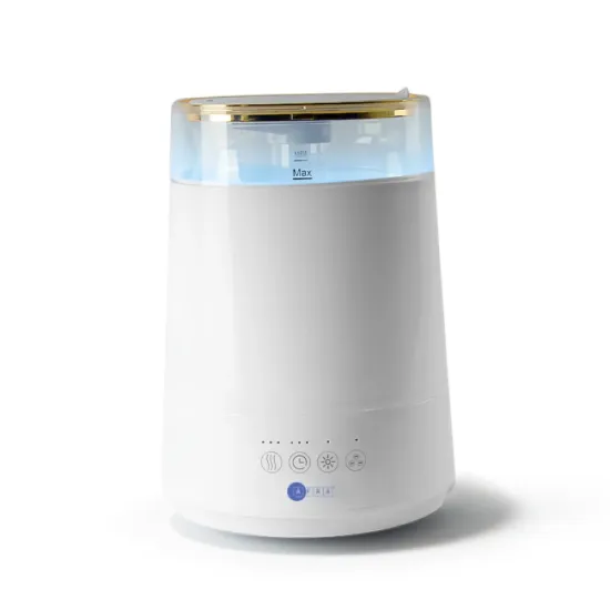 AFRA ultra sonic large humidifier 4 liter, Ultrasonic Technology, 2, 4 & 8 Hours Timer, Ambient Light, Sleeping Mode, 4 Liters Capacity, AF-801UH, 1 Year warranty