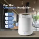 AFRA ultra sonic large humidifier 4 liter, Ultrasonic Technology, 2, 4 & 8 Hours Timer, Ambient Light, Sleeping Mode, 4 Liters Capacity, AF-801UH, 1 Year warranty