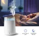 AFRA ultra sonic large humidifier 4 liter, Ultrasonic Technology, 2, 4 & 8 Hours Timer, Ambient Light, Sleeping Mode, 4 Liters Capacity, AF-801UH, 1 Year warranty