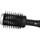 AFRA Hair Dryer Brush, 1000-1200w, Anti-scald head, -1-2 Settings Cool Air Function, 360-degree swivel cord, Nylon long comb tooth & Bristle short comb tooth AF-1200BDBK, 1 Year Warranty