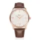 AFRA Maximus Gentleman’s Watch, Rose Gold Case, Leather Strap, Water Resistant 30m