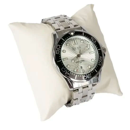 AFRA NAVIGATOR GENTS WATCH SILVER CASE WHITE DIAL SILVER BRACELET, MODEL: AF11702, 1-Year Warranty