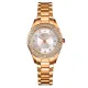 AFRA CELESTE LADIES WATCH GOLD CASE SILVER DIAL GOLD BRACELET